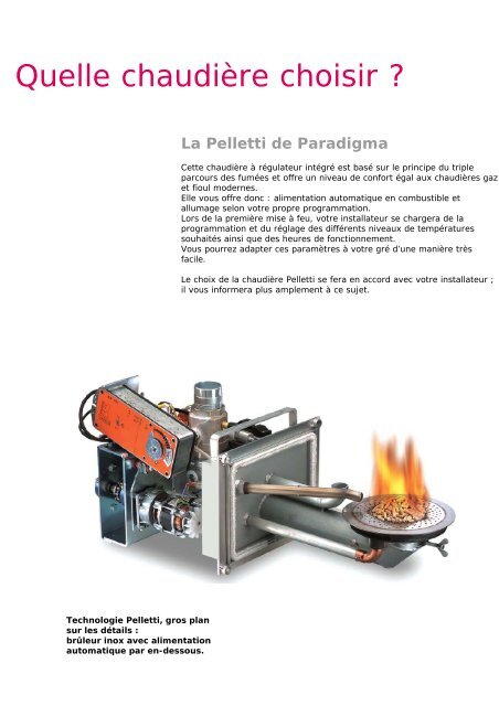 Paradigma Systèmes à Pellets - Paradigma Benelux