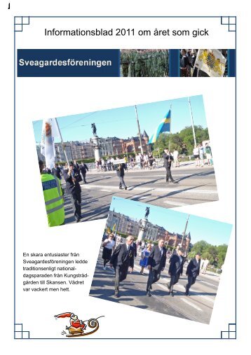 Informationsblad 2011 om året som gick - Sveagardesföreningen