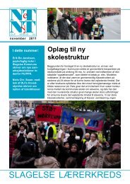 NetNyt nov 11.p65 - Aktuelt fra Slagelse Lærerkreds