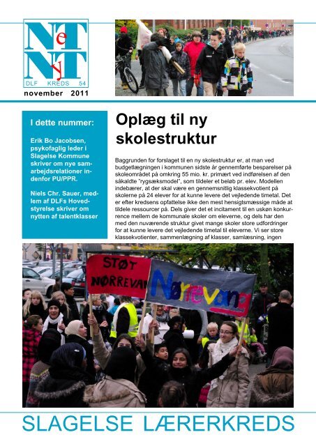 NetNyt nov 11.p65 - Aktuelt fra Slagelse Lærerkreds