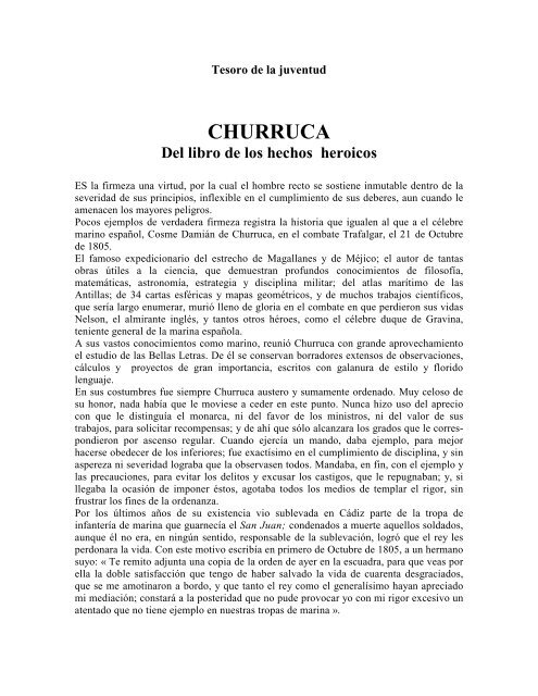 CHURRUCA - Biblioteca Virtual Universal