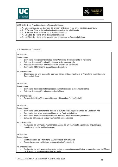 Titulación: Licenciatura en Historia Plan: 1999 - Universidad de ...