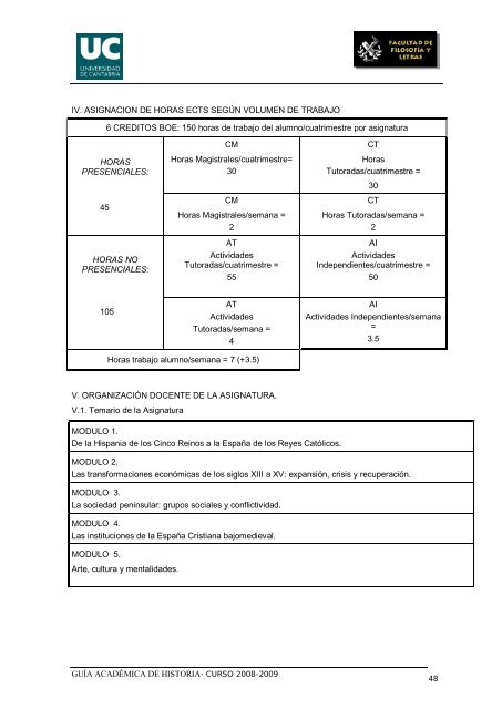 Titulación: Licenciatura en Historia Plan: 1999 - Universidad de ...