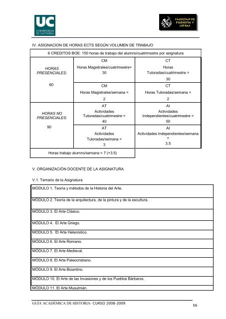 Titulación: Licenciatura en Historia Plan: 1999 - Universidad de ...