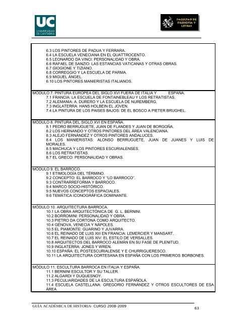 Titulación: Licenciatura en Historia Plan: 1999 - Universidad de ...