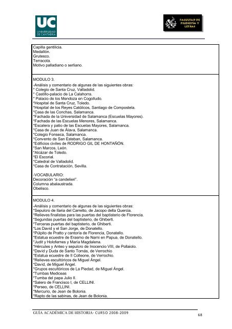 Titulación: Licenciatura en Historia Plan: 1999 - Universidad de ...