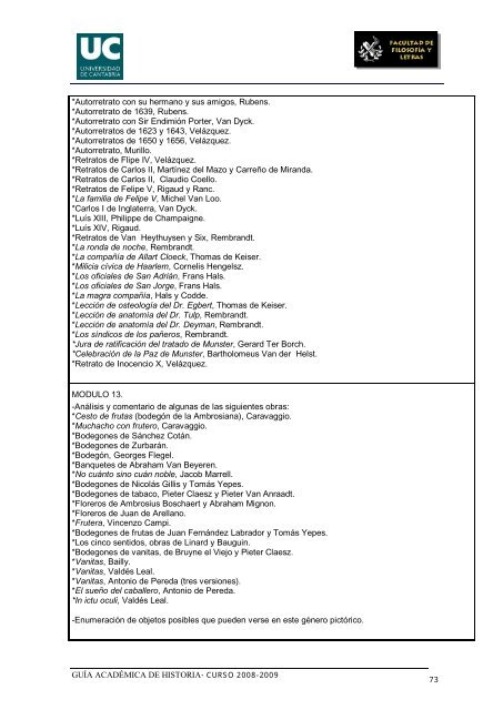 Titulación: Licenciatura en Historia Plan: 1999 - Universidad de ...