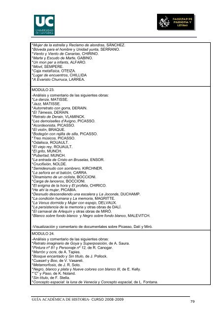 Titulación: Licenciatura en Historia Plan: 1999 - Universidad de ...