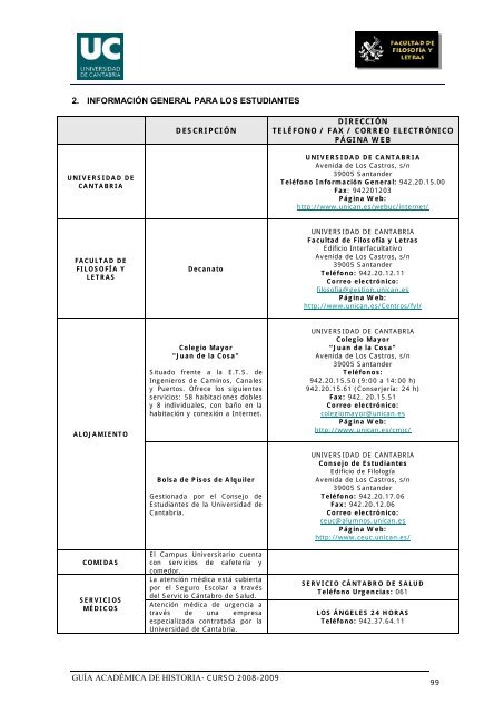 Titulación: Licenciatura en Historia Plan: 1999 - Universidad de ...