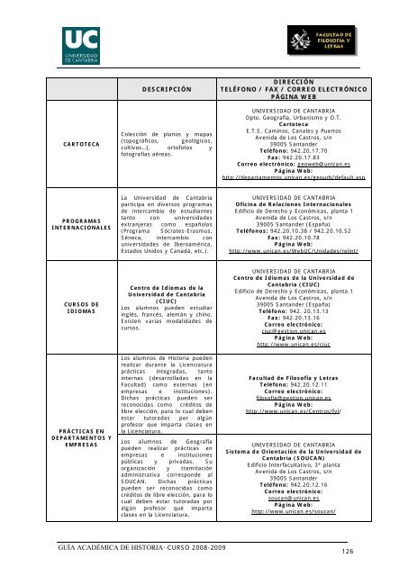 Titulación: Licenciatura en Historia Plan: 1999 - Universidad de ...