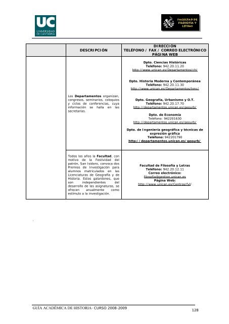 Titulación: Licenciatura en Historia Plan: 1999 - Universidad de ...