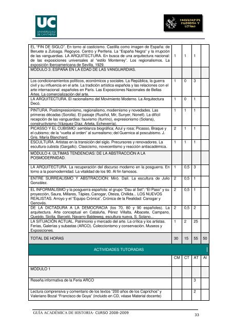 Titulación: Licenciatura en Historia Plan: 1999 - Universidad de ...