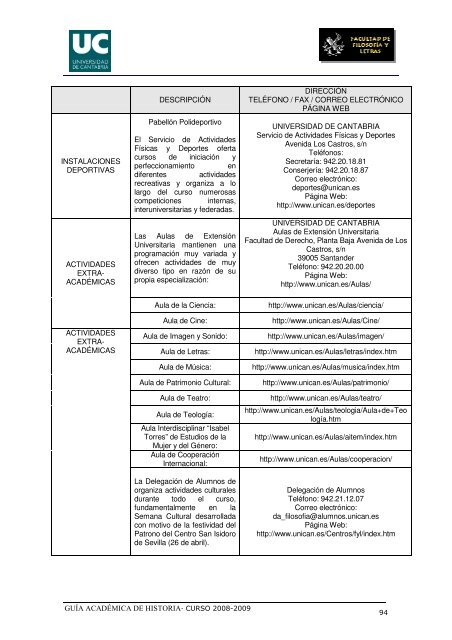 Titulación: Licenciatura en Historia Plan: 1999 - Universidad de ...