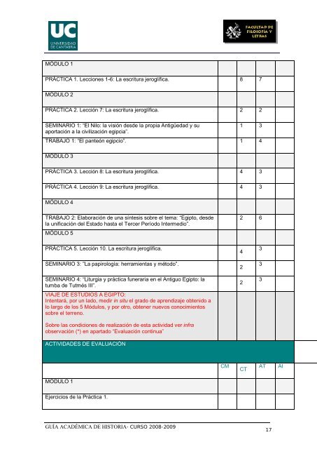 Titulación: Licenciatura en Historia Plan: 1999 - Universidad de ...