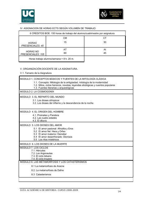 Titulación: Licenciatura en Historia Plan: 1999 - Universidad de ...