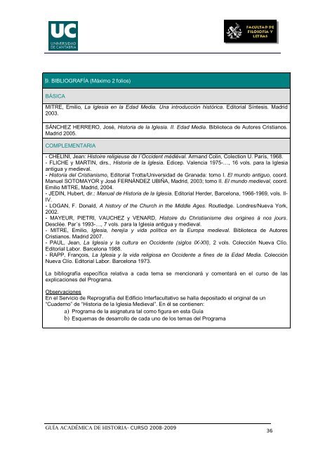 Titulación: Licenciatura en Historia Plan: 1999 - Universidad de ...