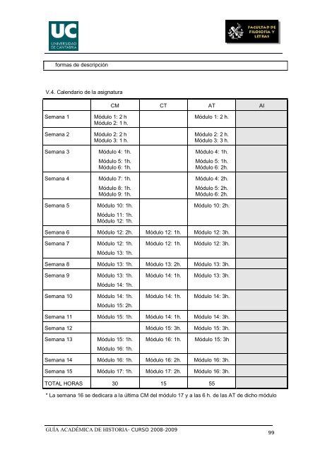 Titulación: Licenciatura en Historia Plan: 1999 - Universidad de ...