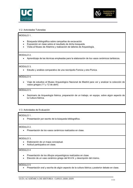 Titulación: Licenciatura en Historia Plan: 1999 - Universidad de ...