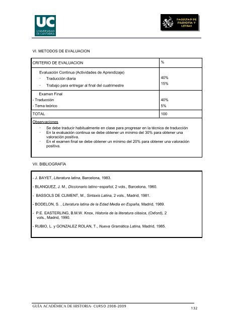 Titulación: Licenciatura en Historia Plan: 1999 - Universidad de ...