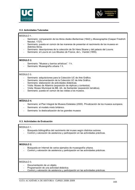 Titulación: Licenciatura en Historia Plan: 1999 - Universidad de ...