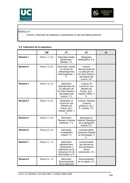 Titulación: Licenciatura en Historia Plan: 1999 - Universidad de ...