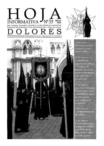 nｺ35 Marzo 2006 - Dolores de San Juan