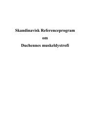 Skandinavisk Referenceprogram om Duchennes muskeldystrofi