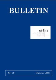 Nr. 79 Oktober 2008 - Nordisk Konservatorforbund Danmark