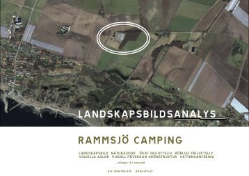 LANDSKAPSBILDSANALYS RAMMSJÖ CAMPING