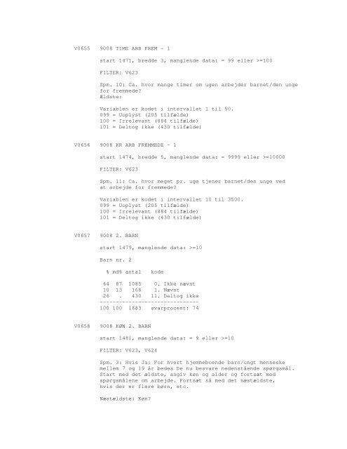 Sonar opinionsundersøgelse, 1990 - DDA Samfund - Dansk Data ...