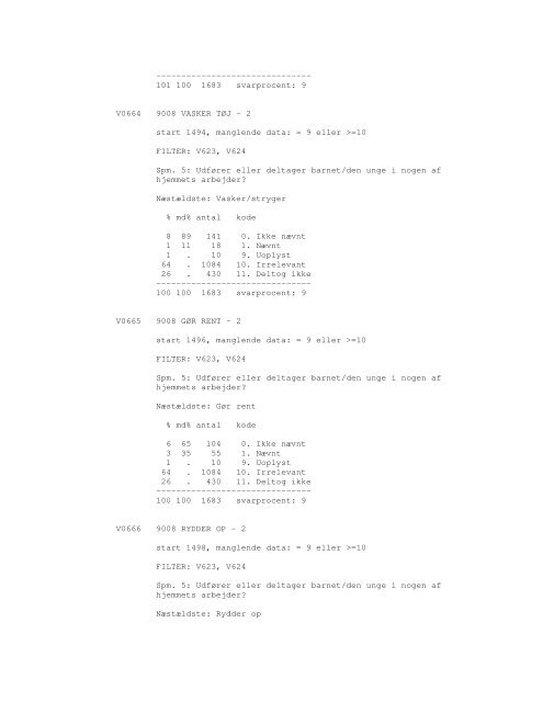 Sonar opinionsundersøgelse, 1990 - DDA Samfund - Dansk Data ...