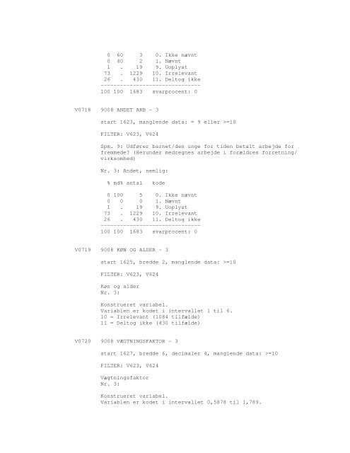 Sonar opinionsundersøgelse, 1990 - DDA Samfund - Dansk Data ...