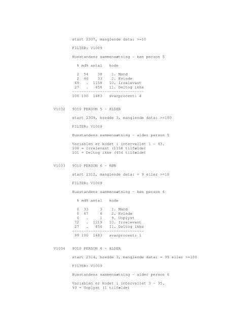 Sonar opinionsundersøgelse, 1990 - DDA Samfund - Dansk Data ...