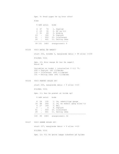 Sonar opinionsundersøgelse, 1990 - DDA Samfund - Dansk Data ...