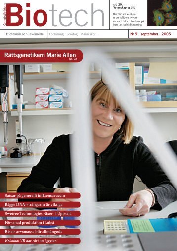 Rättsgenetikern Marie Allen - Mentoronline.se