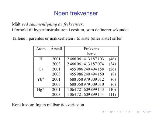 Er naturkonstantene konstante?