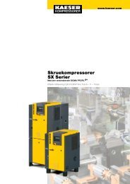 Skruekompressorer SX Serier - Kaeser Kompressorer A/S