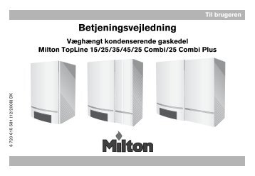 Betjeningsvejledning - Milton