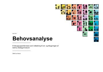 Behovsanalyse Aarhus Statsgymnasium - SMAK architects