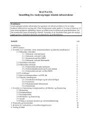 Rapport - Det matematisk-naturvitenskapelige fakultet - Universitetet ...