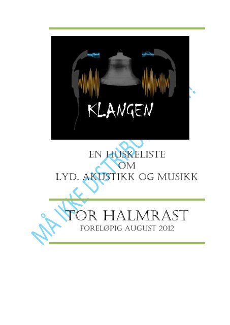 Tor Halmrast - Halmrast.no