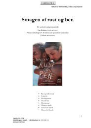 Smagen af rust og ben - Grand Teatret