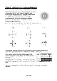 Atomer: Elektronkonfiguration og Orbitaler.