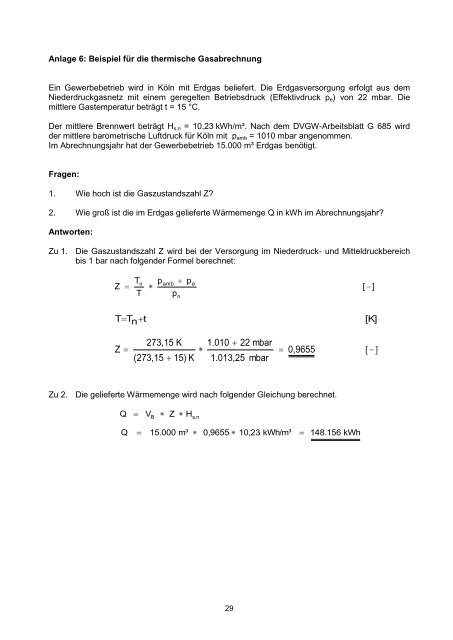 Rechtliches - Technische Anschlussbedingungen Erdgas