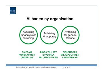 Vi har en ny organisation - IVL Svenska Miljöinstitutet