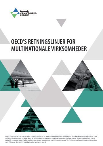 oecd's retningslinjer for multinationale virksomheder - Mægling og ...