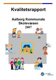 Kvalitetsrapport - Aalborg Kommunale Skolevæsen