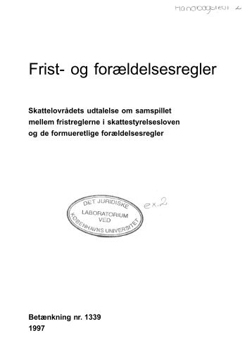 Frist- og forældelsesregler