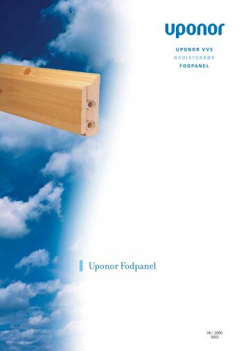 Uponor Fodpanel