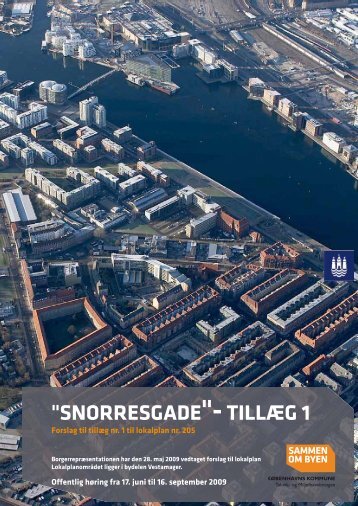"SNORRESgadE"-tillæg 1